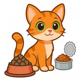 Cibo per gatti